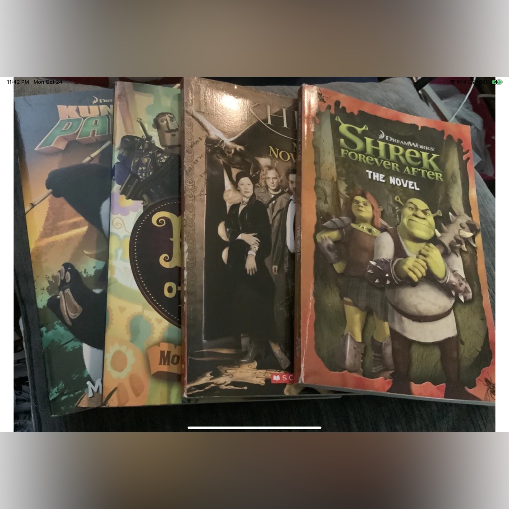 Movie Novels Lot Of 4  Used
